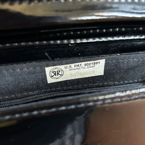 Vintage Y2K Black E-Spirit Crossbody Handbag - Picture 7 of 11